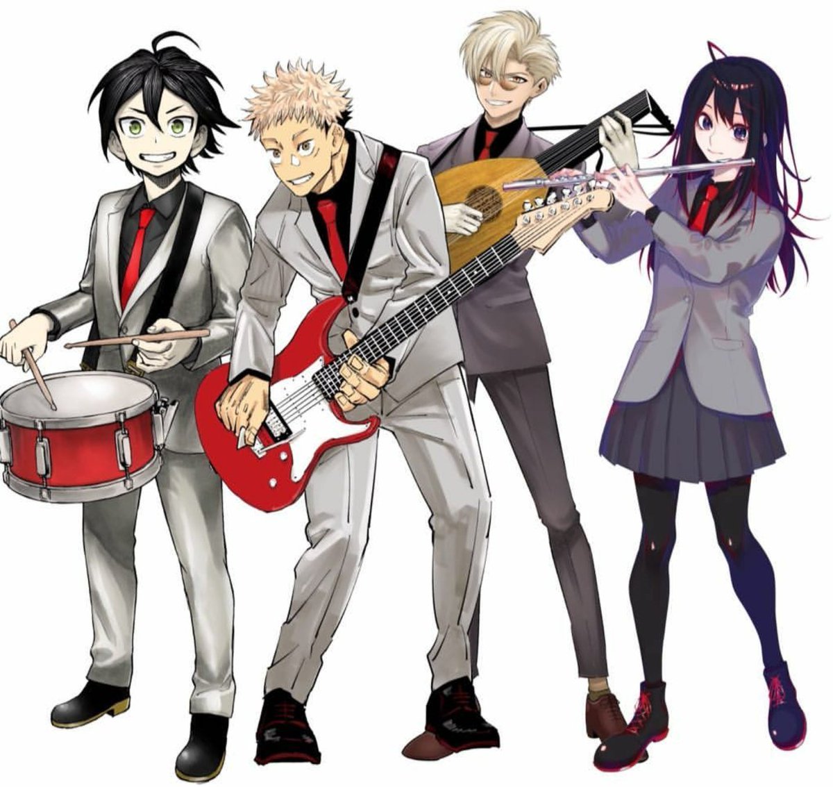 Anime Guy Playing Guitar Eumolpo Wallpapers