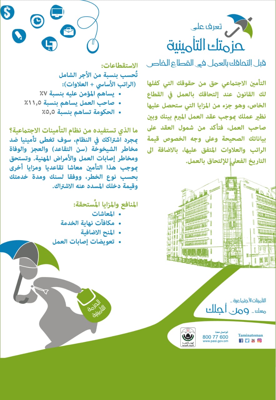 مشهد التأمينات الاجتماعية بالراتب Ajiio