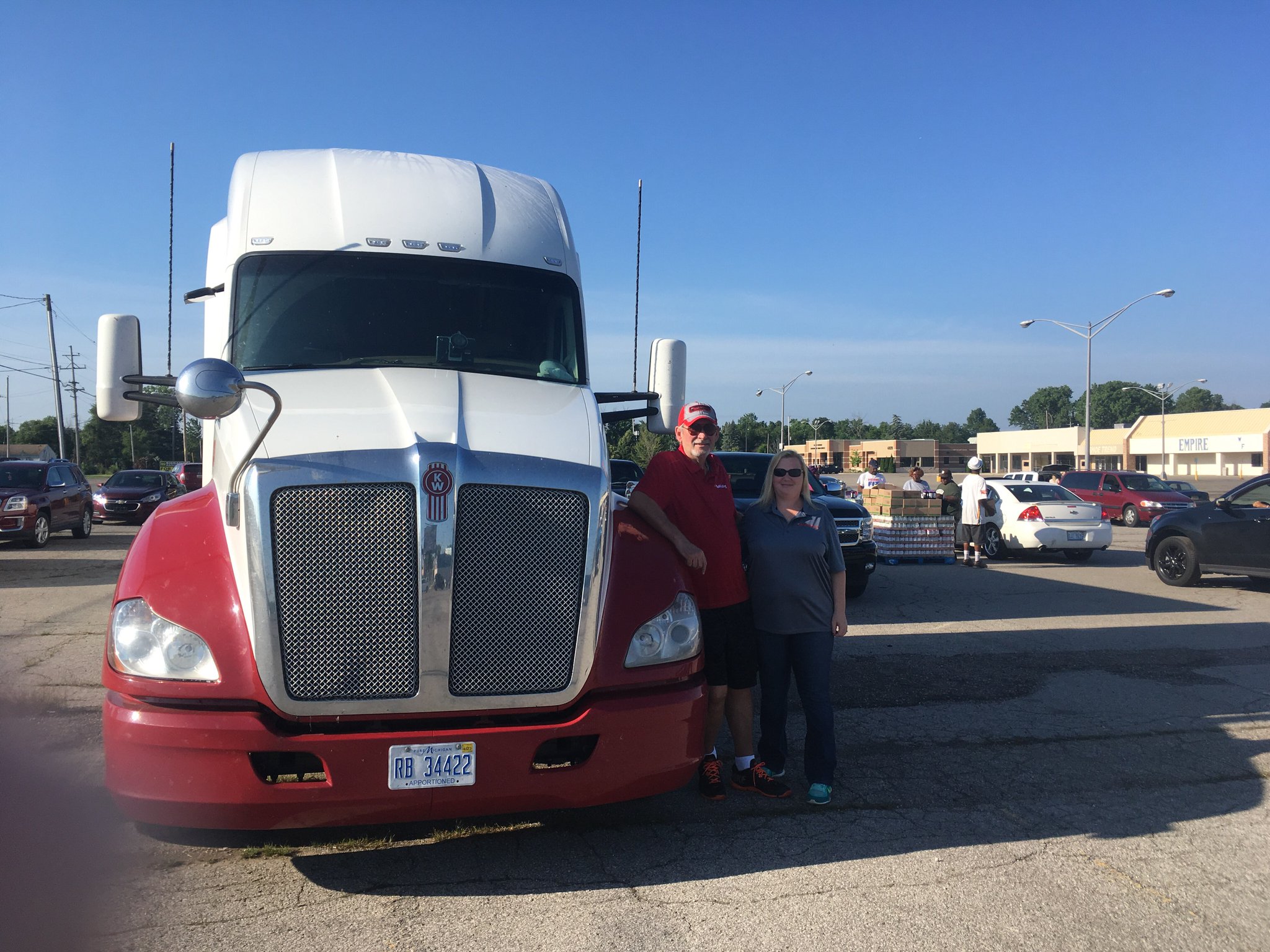 Rush Trucking on Twitter "Today, we delivered a truckload of water to