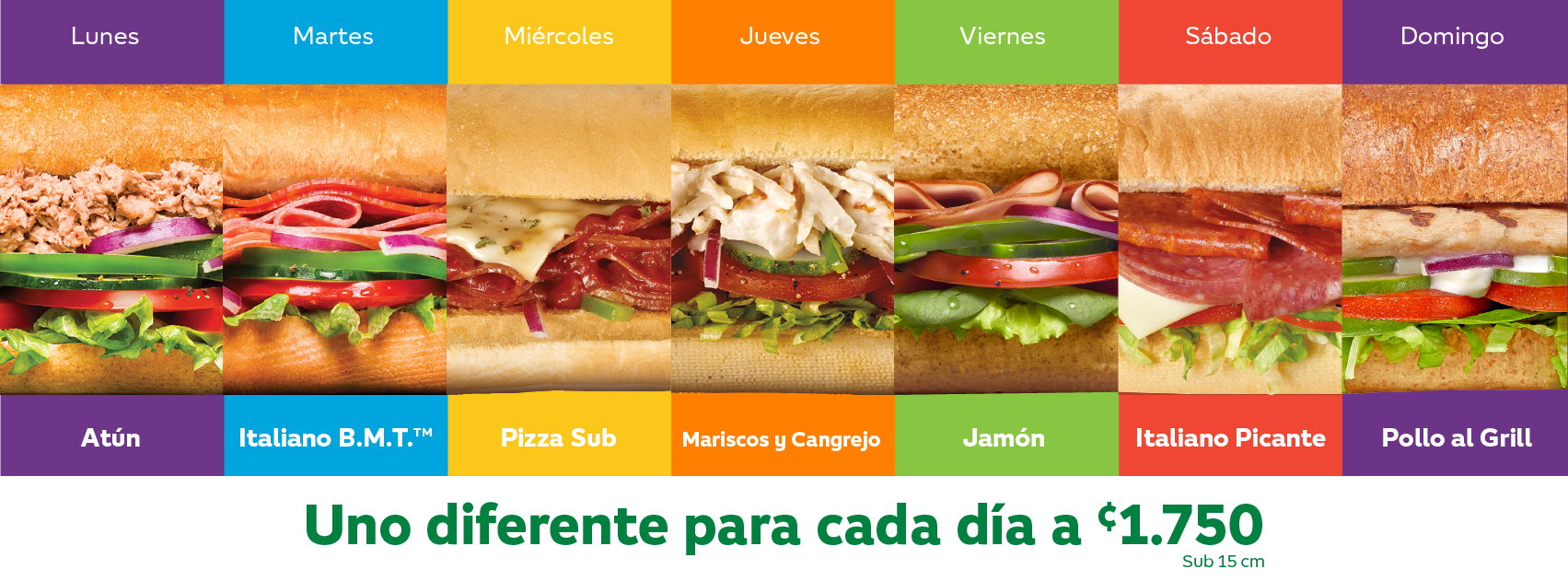 Subway Costa Rica on Twitter "Por si las dudas. 😉 Consultá condiciones