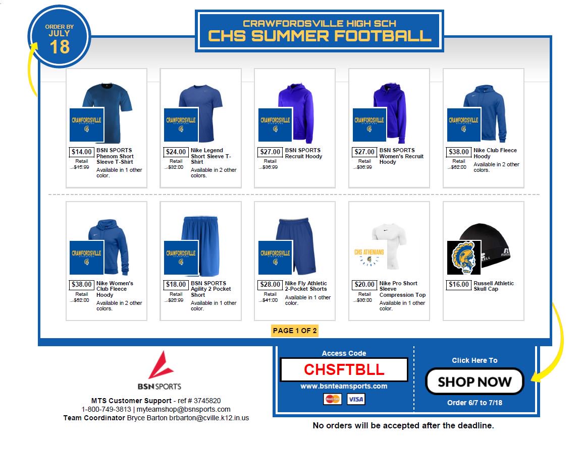 chs football schedule 2023 CHS Football on Twitter "Players and Parents There is a team store