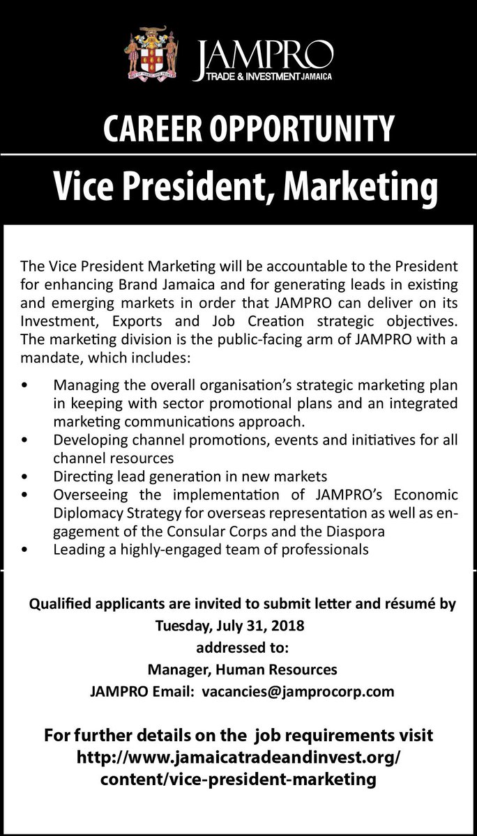 Jobs Available Now In Jamaica