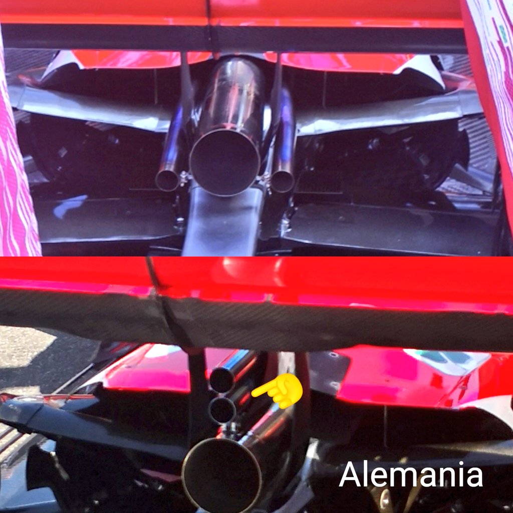 F1 GP GERMANIA FERRARI SF71H è nuovo il posizionamento degli