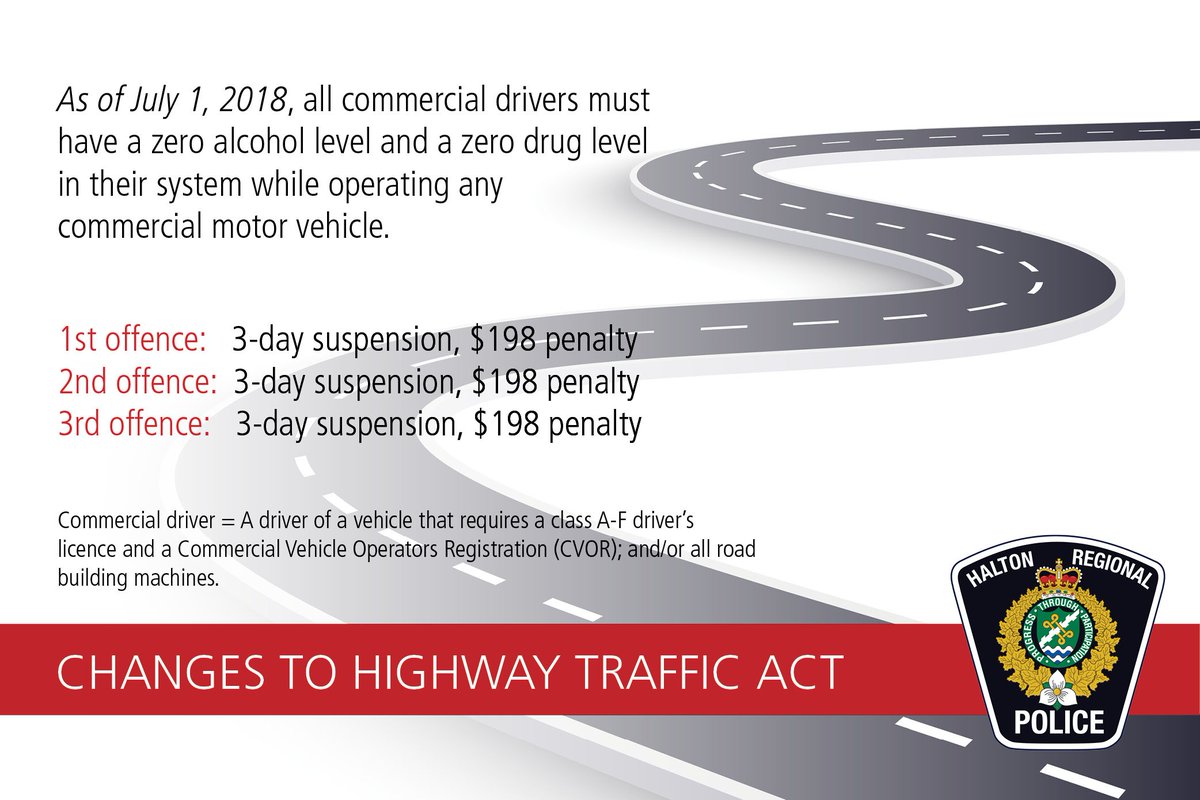 Halton Police on Twitter "Are you the driver of a commercial vehicle
