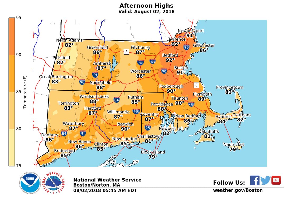 NWS Boston on Twitter "Low clouds are burning off. Expect