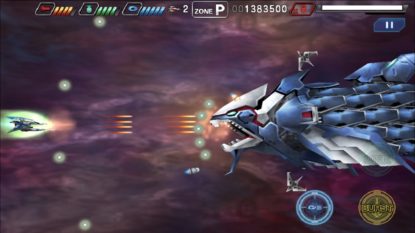 タイトーゲーム＠『ダライアス コズミックコレクション』予約受付中！ on Twitter "タイトマンのアプリ紹介🎮 ダライアスバースト