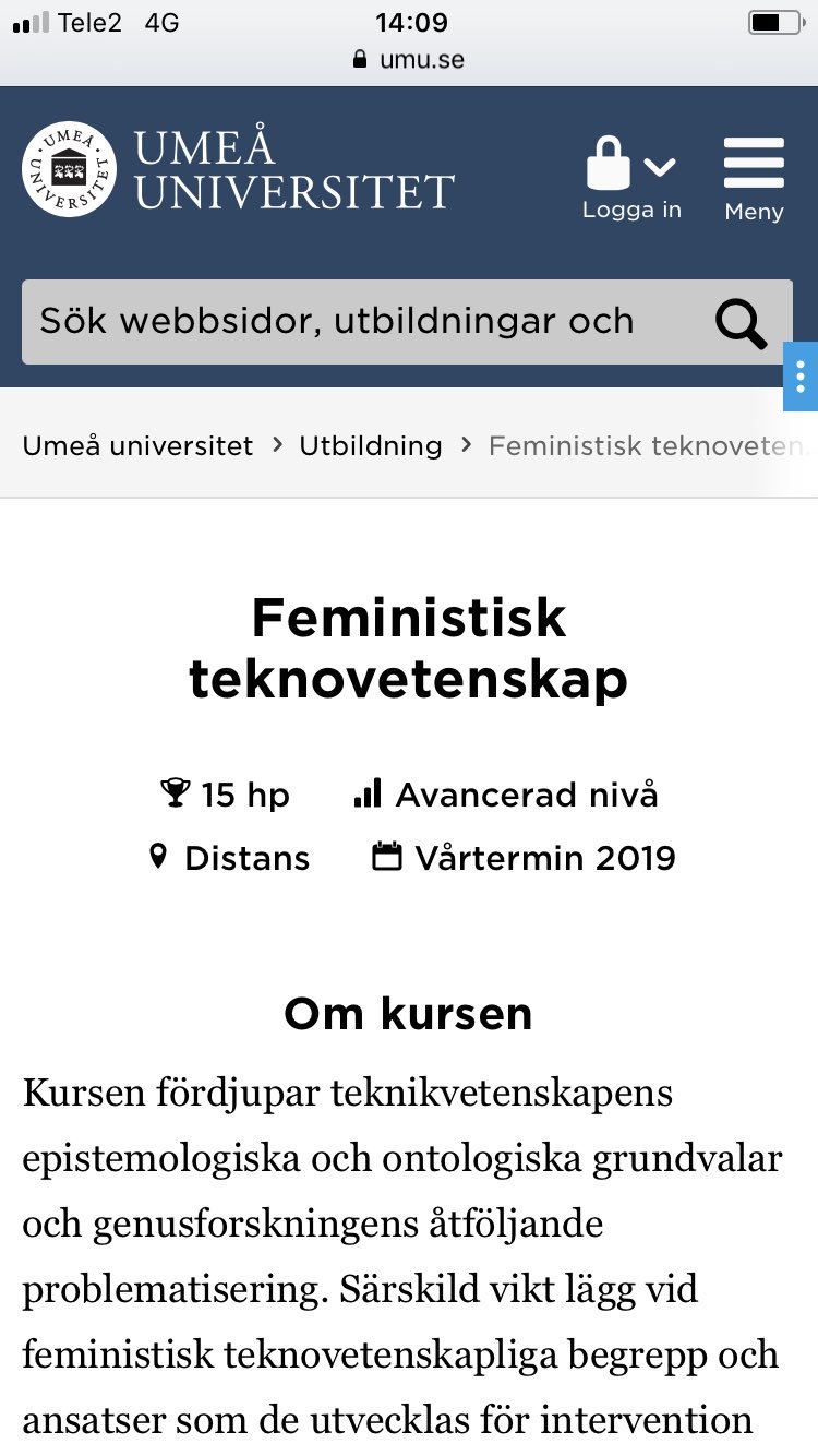 Isavonschedvin on Twitter "Funderar du på att studera i vår? Umeå