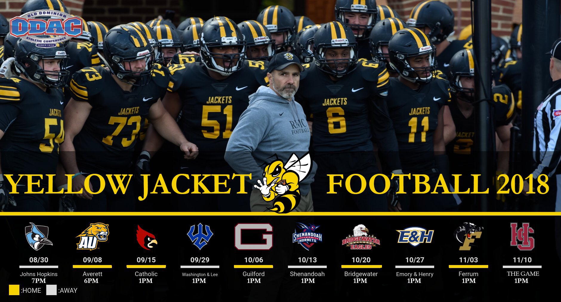 Randolph Macon Football Field Greeting Card, 52 OFF