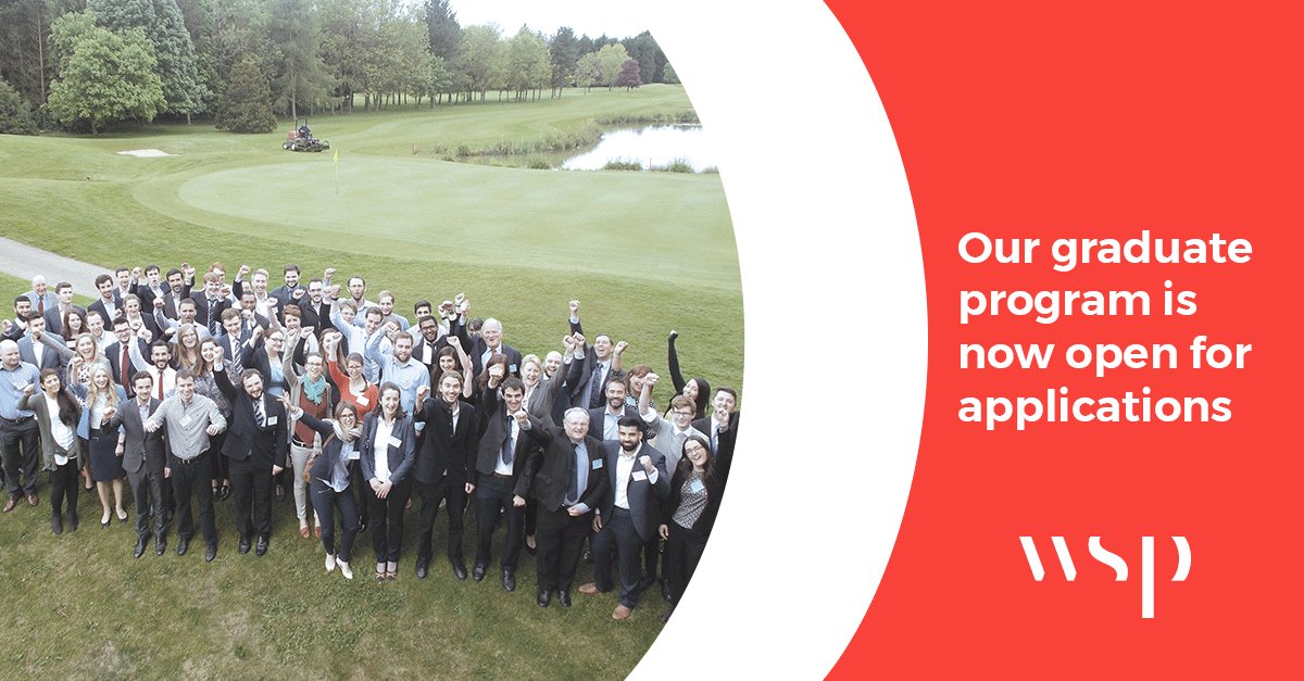 WSP in the UK on Twitter "Our graduate program is now open for
