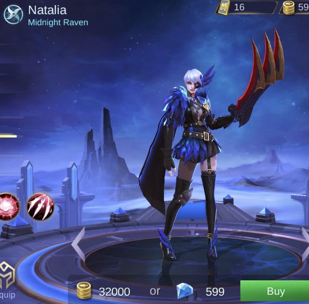 Natalia Mobile Legend Skin VMODA Crossfade LP Headphones