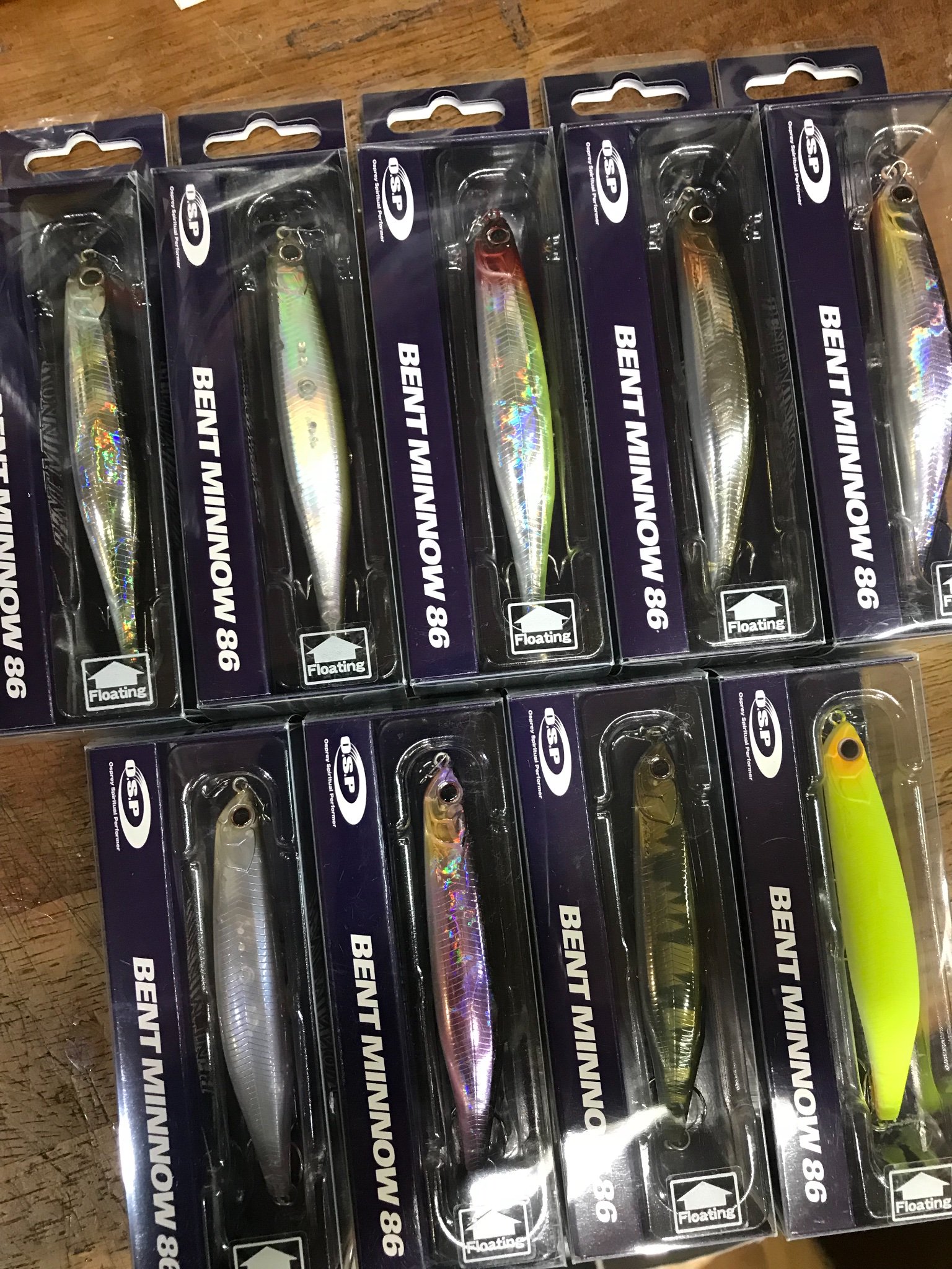 LUNKER’S ランカーズクシロ on Twitter "O.S.P. ベントミノー76 、86久々に入荷です。これから11月いっぱいまで