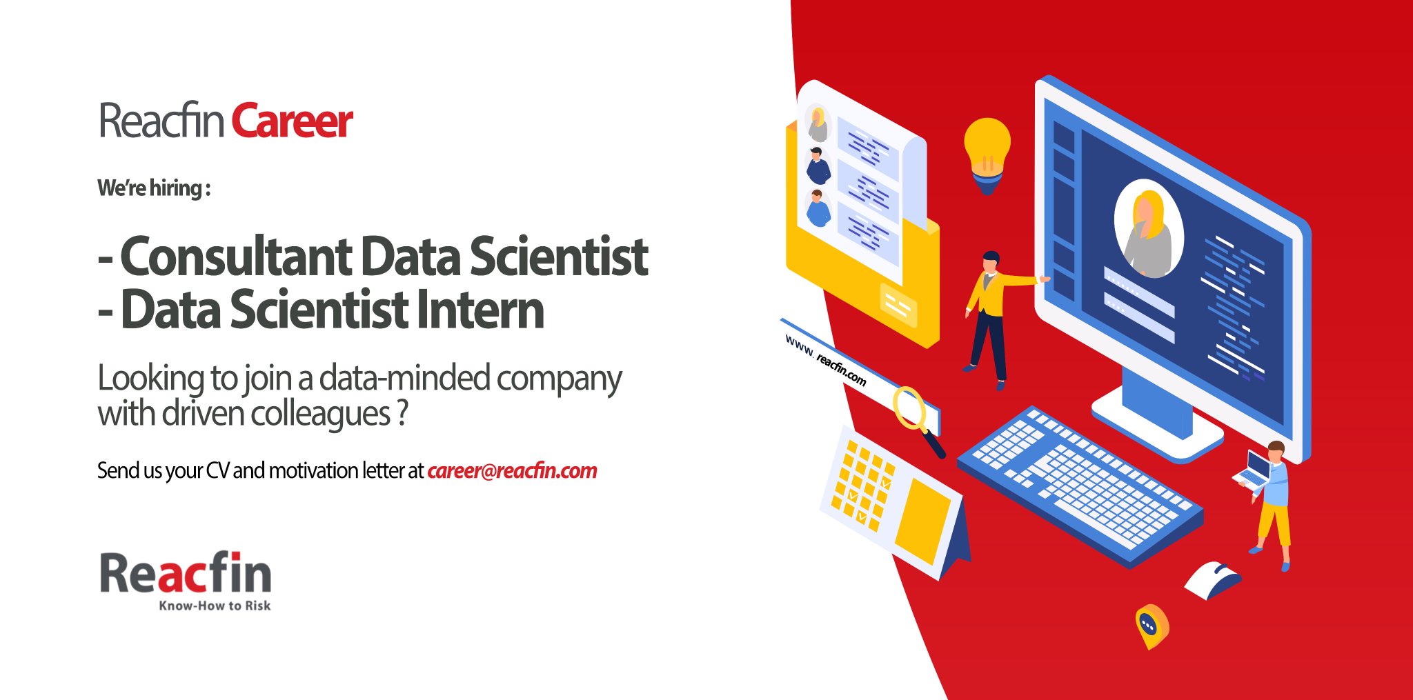 Reacfin on Twitter "Are you looking for a job in Data