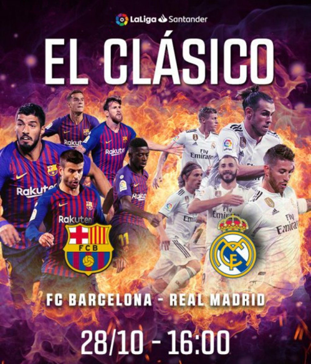 Barcelona Vs Real Madrid Poster