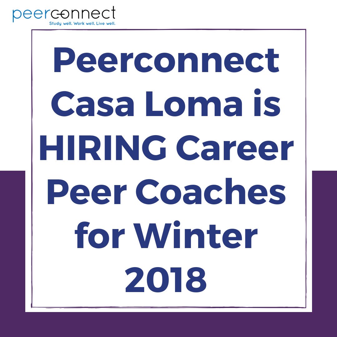 GBC Peerconnect on Twitter "We’re hiring some Career Peer Coaches for CL How to apply Send