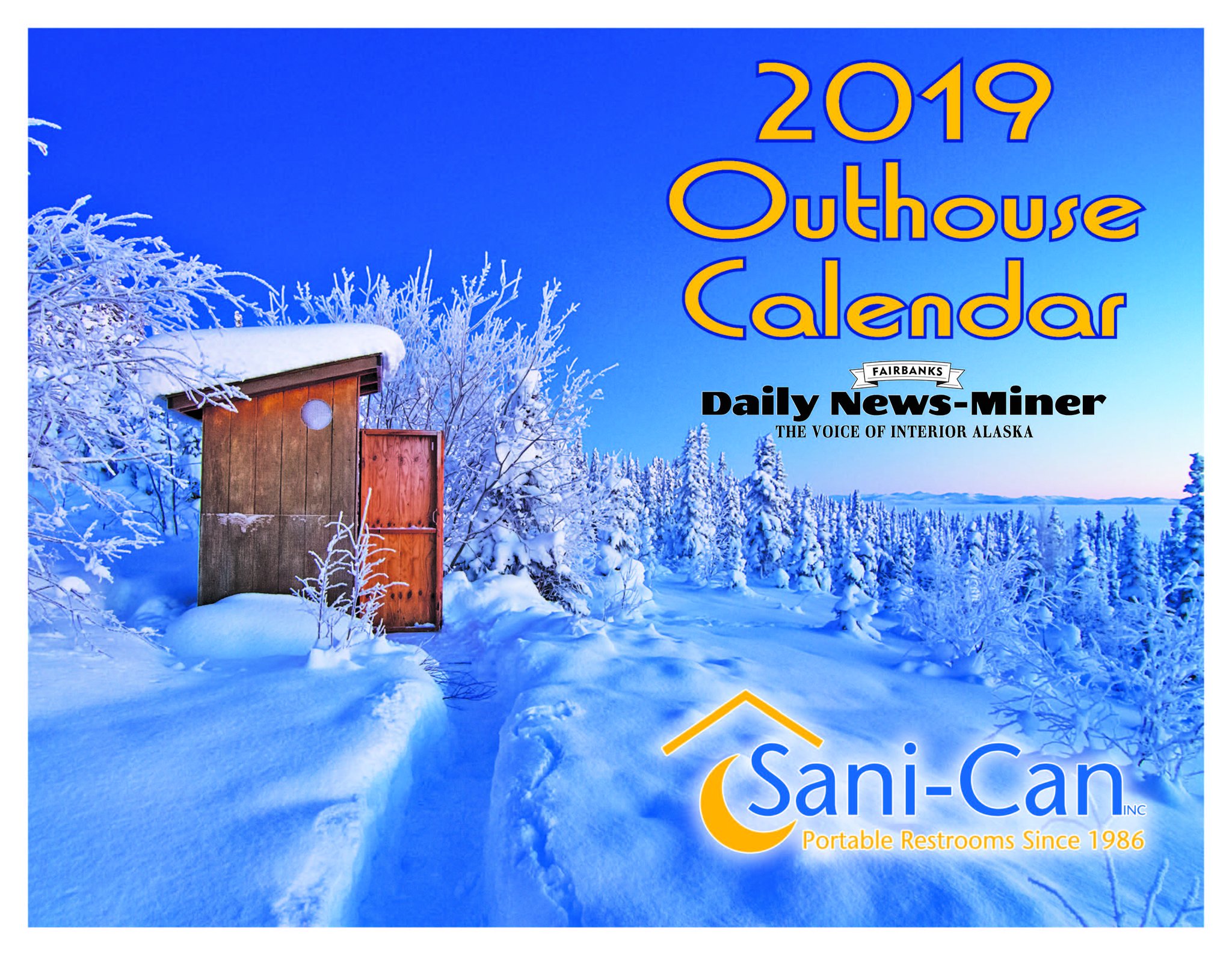 Fairbanks NewsMiner on Twitter "The 2019 Outhouse calendar is here by popular demand, with