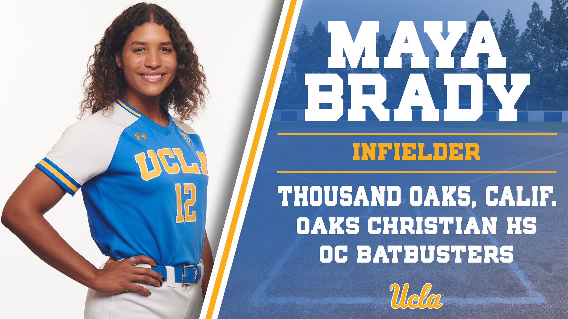 UCLA Softball on Twitter to Westwood, Maya Brady! "Maya has