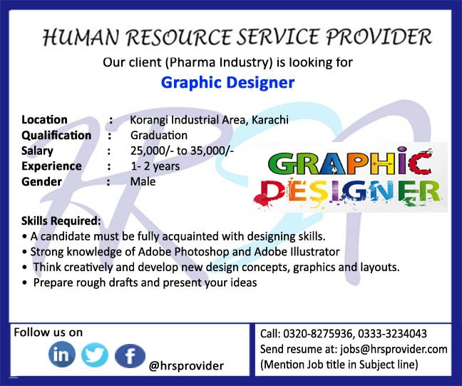 Graphic Designer Jobs In Karachi Salary