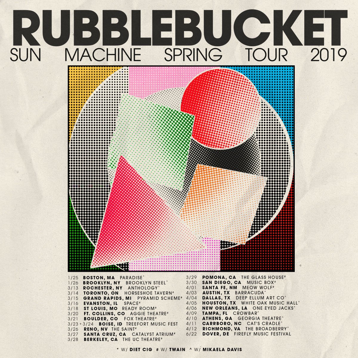 4 best r/rubblebucket images on Pholder Sun Machine Tour Dates! (see you in CO)