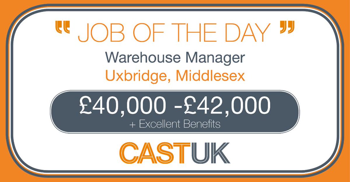 Warehouse Manager Jobs Uk