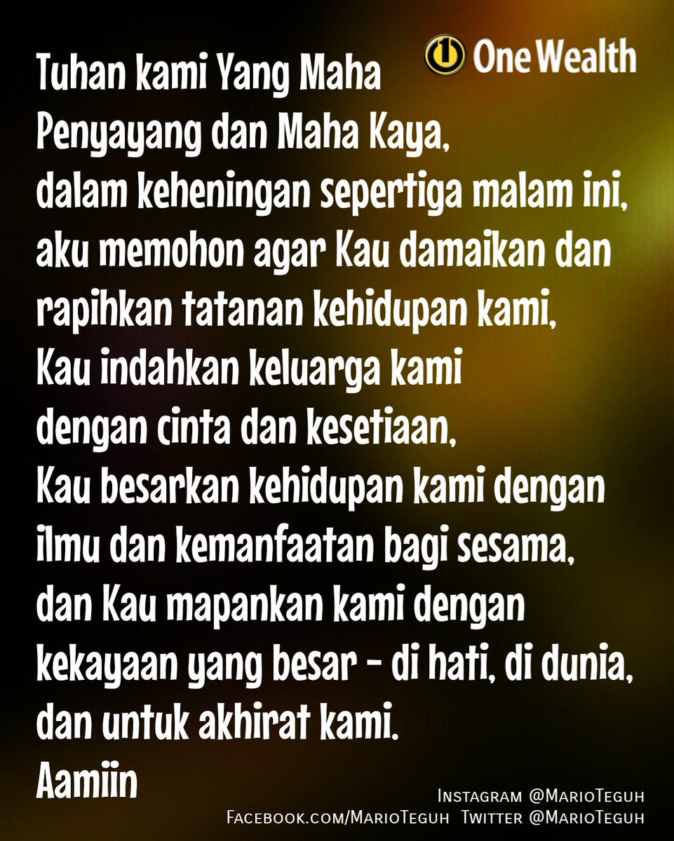 Koleksi Populer Kata Doa Sepertiga Malam