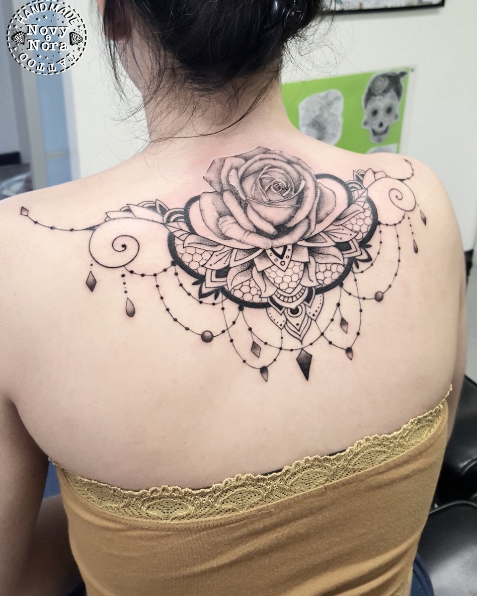 Novytattoo Handmade On Twitter: "Mandala Art Tattoo 🌹 #Mandala #Mandalaart #Mandalatattoo #Rosetattoo #Roseart #Inkedgirl #Ancora #Ancoratattoo #Flowerart #Flowers #Flowerstattoo #Dotwork #Dotworktattoo #Girltattoo #Rosa #Rosatattoo ...