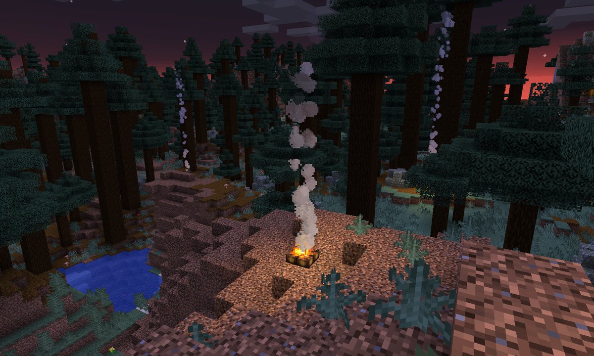 How To Build A Campfire In Minecraft