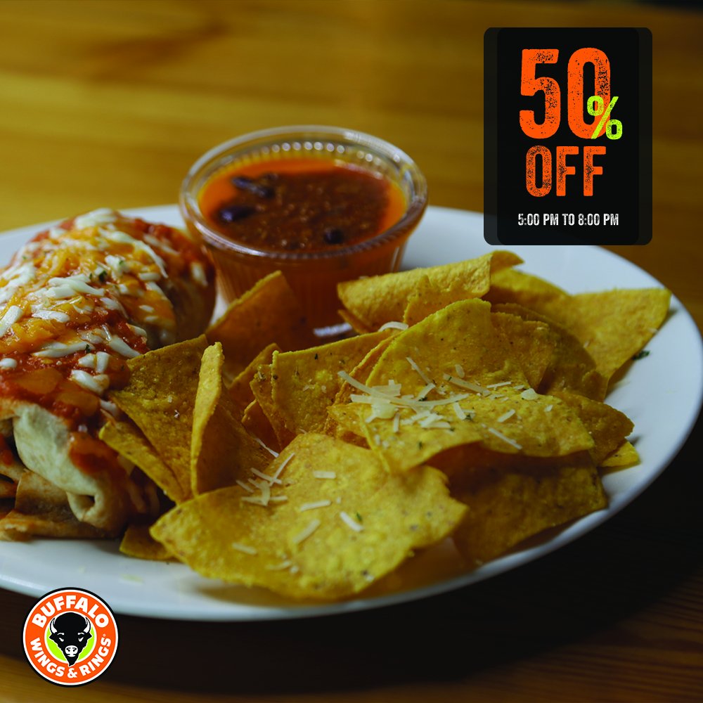 Buffalo Wings and Rings on Twitter "وفر 50 من قيمة فاتورتك! من الأحد
