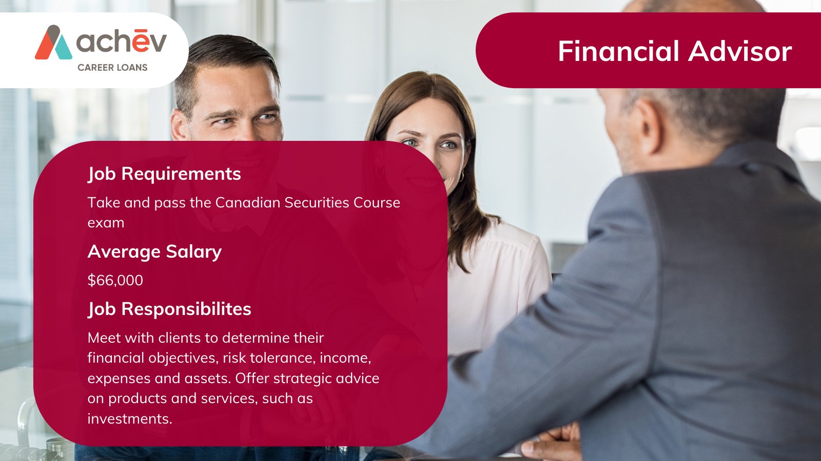 CareerLoans on Twitter "To a financial advisor, one needs to take and pass the Canadian