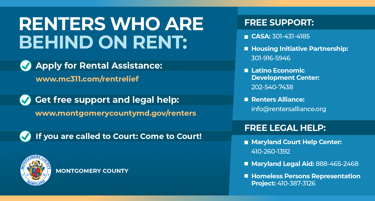 Montgomery County MD on Twitter "What Montgomery County renters need to know and do if facing