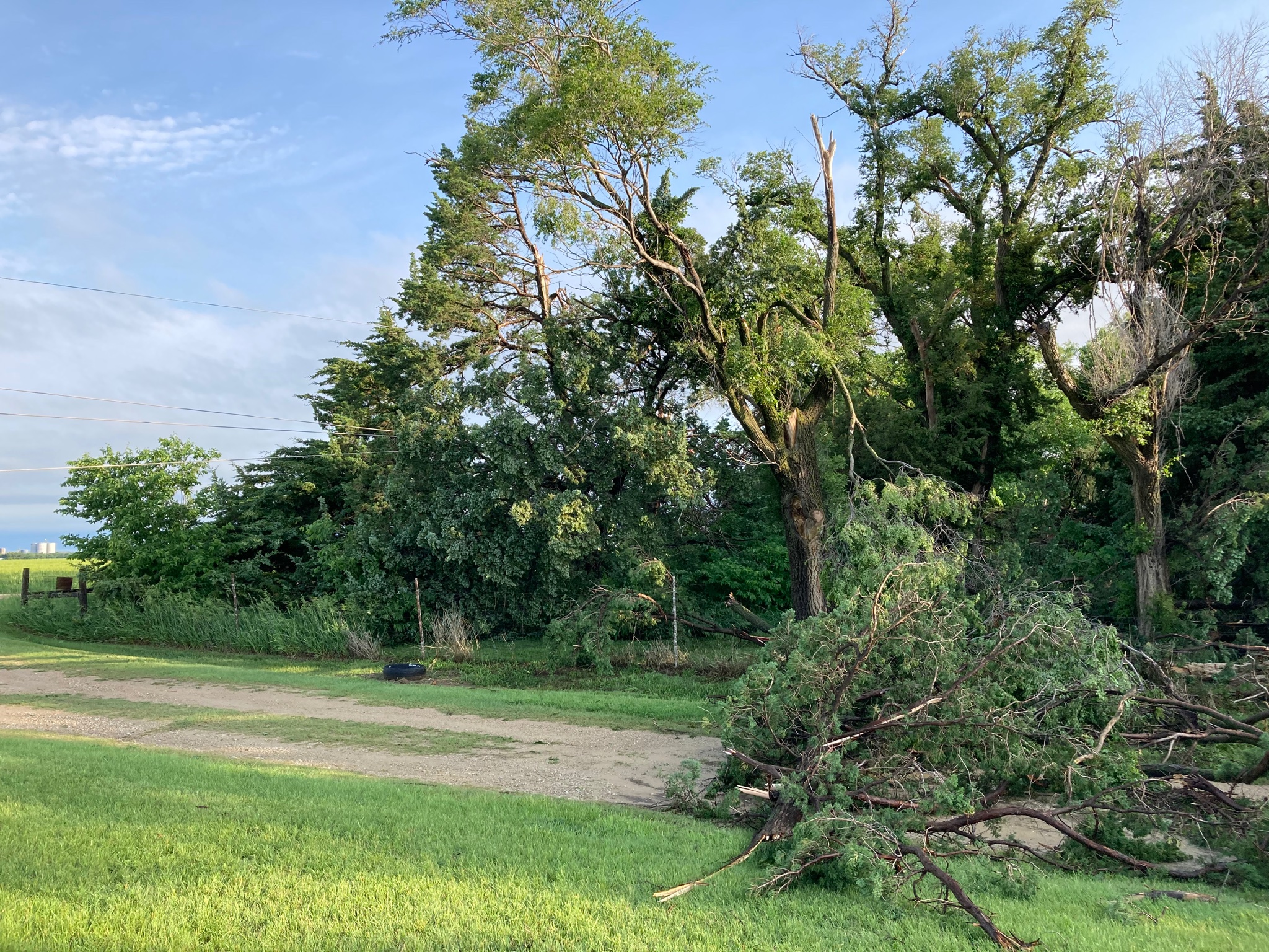 Scott Dooley on Twitter "Southern Jewell County KS storm report high