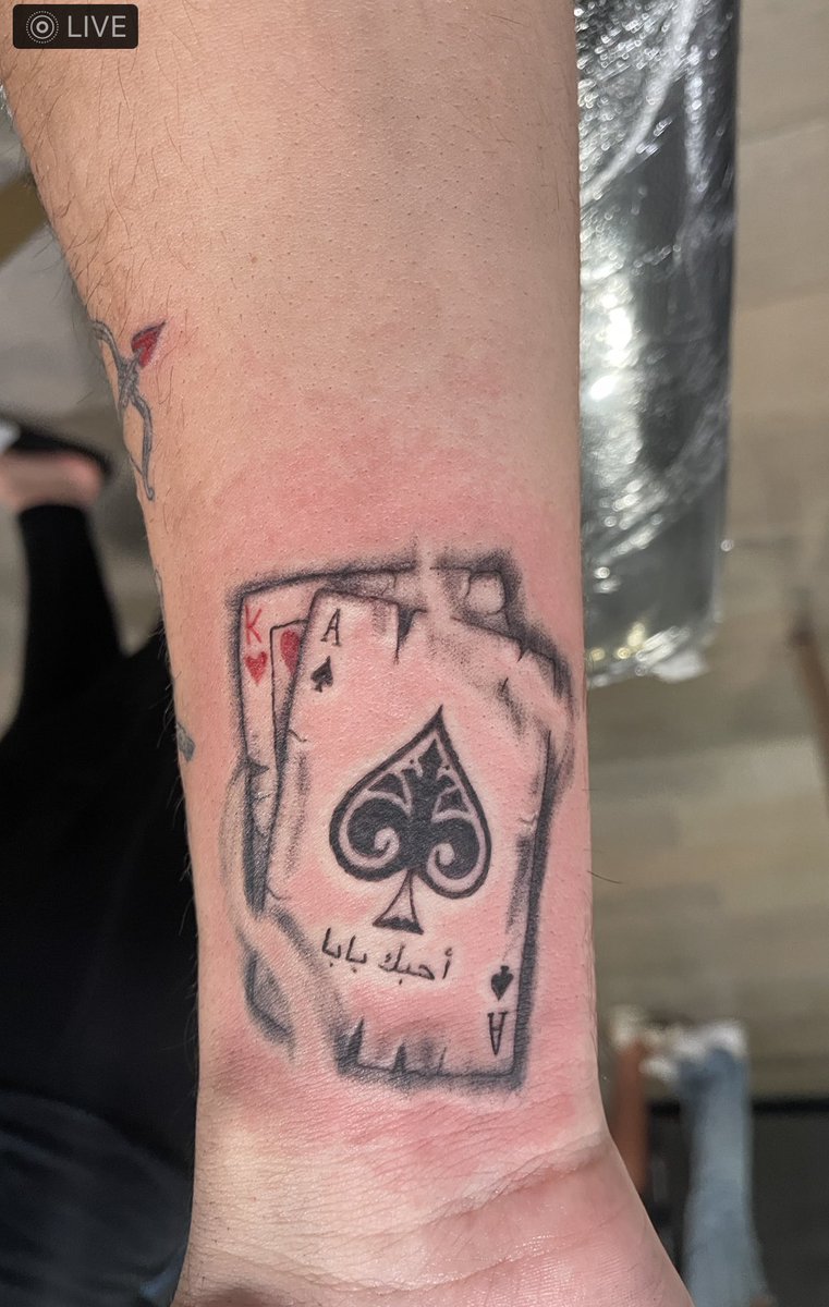 21 On Twitter: "Got This Tattoo For My Dad Who Just Recently Passed. Just To Explain The Tattoo, My Dad Was A Professional Black Jack Player And My Favorite Number Is 21 1200_x_761_jpg