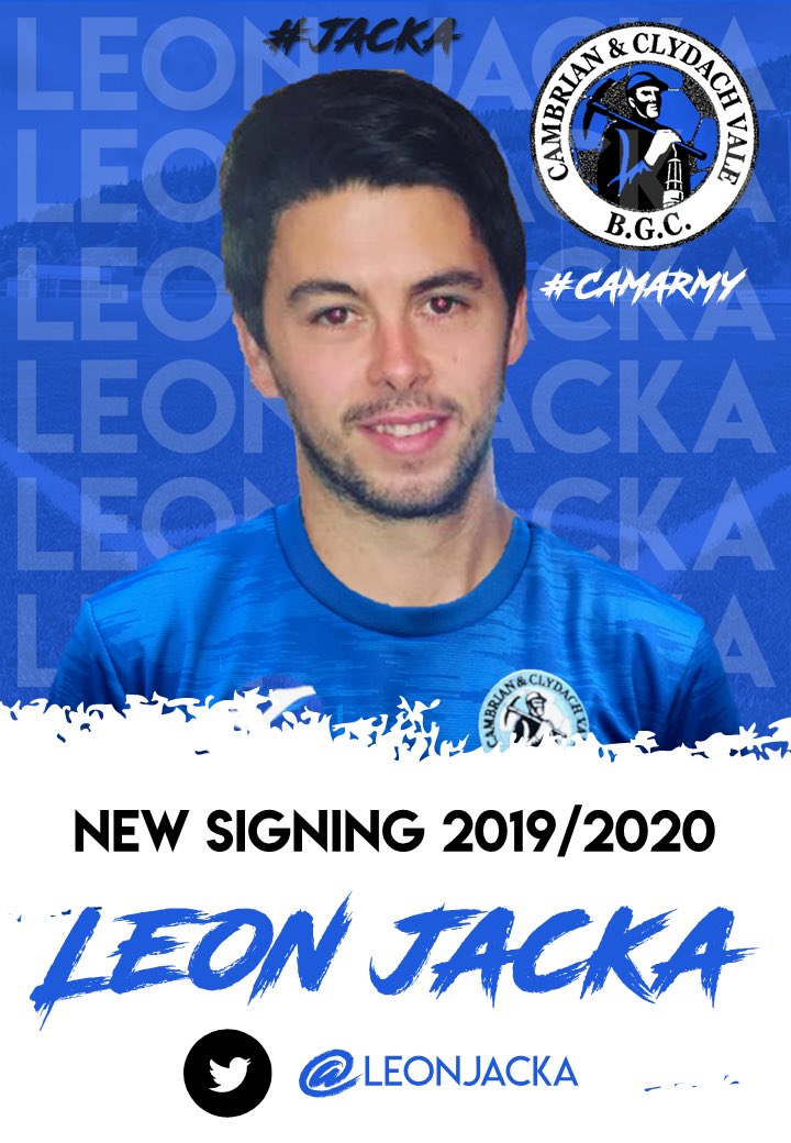 Cambrian & Clydach Vale B.G.C. on Twitter "JACKA SIGNS 🖊 FOR THE 