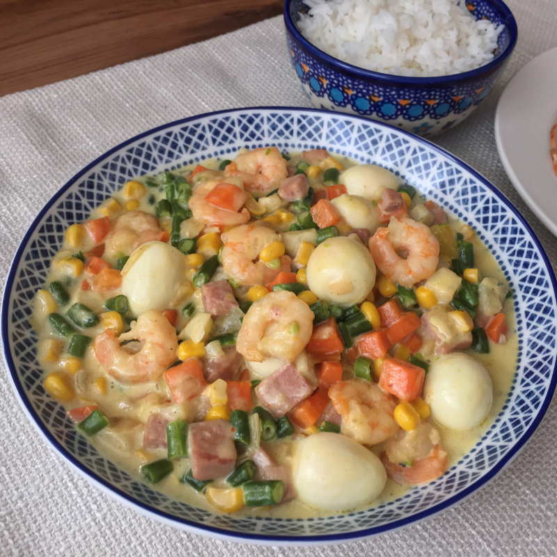 Vegetable With Quail Eggs Recipe