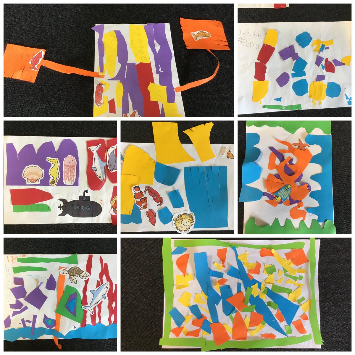 St Rose Of Lima Att On Twitter P2c Learned About Henri Matisse Today I M Loving The Matisse Inspired Coral Reef Collages Mrs Maclure Https T Co Dlhgpzdtny Twitter