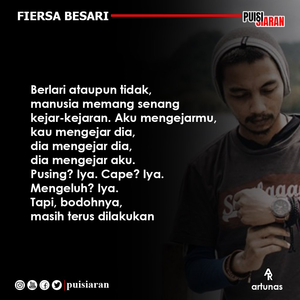 Puisi Cinta Fiersa Besari Celoteh Bijak