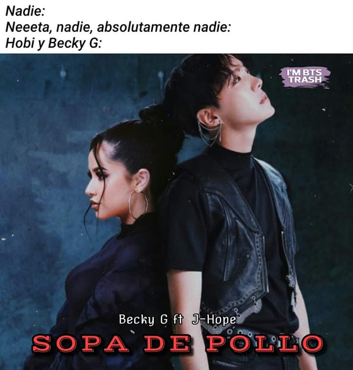 Becky G Y J Hope Chicken Noodle Soup Letra Español / Jhope And Becky G