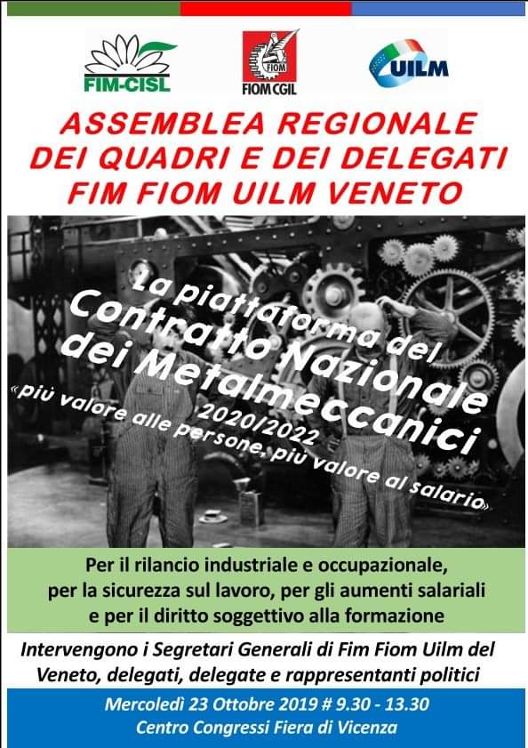 Fimveneto On Twitter: ""Più Valore Alla #Persona, Più Valore Al #Salario" Attivo Delegati Fim Fiom Uilm Veneto A Sostegno #Piattaforma Rinnovo #Ccnlmetalmeccanici. Rilancio #Lavoro Industriale, #Investimenti Nell'innovazione, Nelle Risorse #Umane E Nella # 841_x_594_jpg