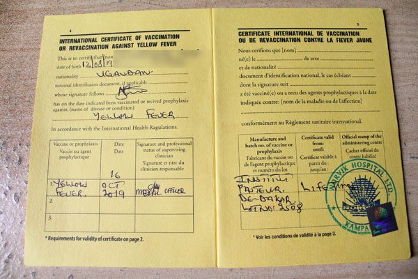 Yellow Fever Vaccine Uganda VACVI