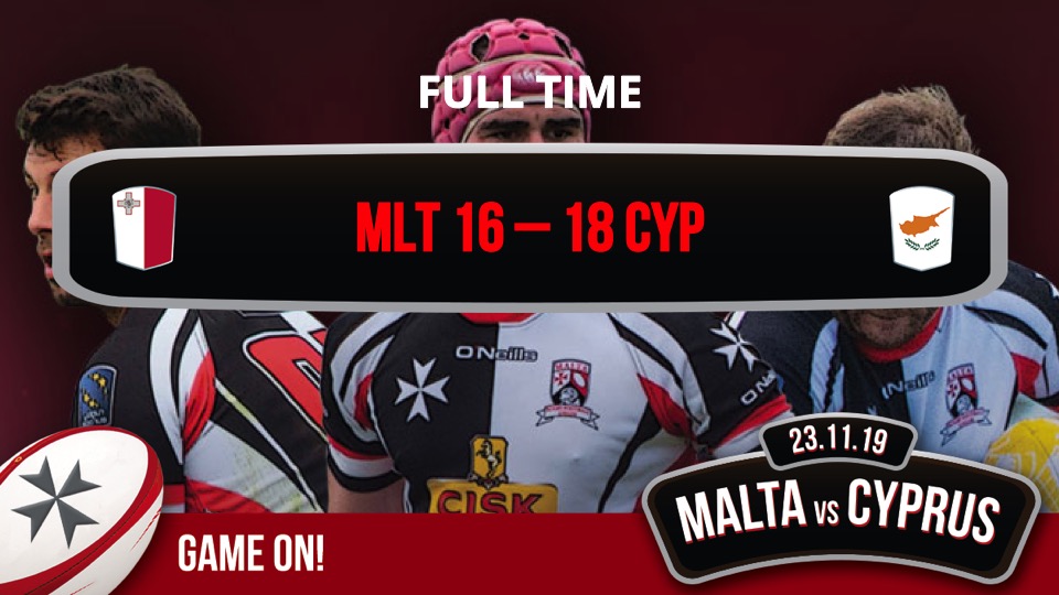 Malta Rugby Union on Twitter "And that's full time, very well played to Cyprus for an excellent