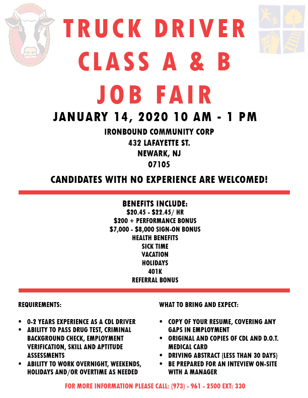 Class B Truck Driving Jobs In New Jersey