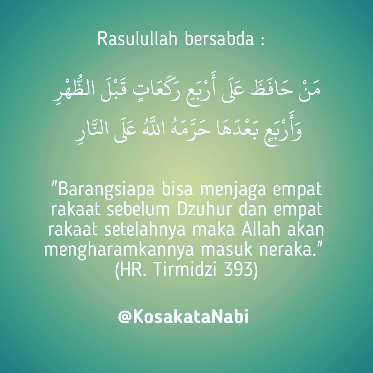 Kata Kata Hadist Motivasi Kakatabijak