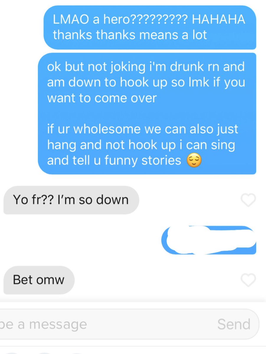 How Does Tinder Work With Matches Girl Messaged Me On Twitter Wanting