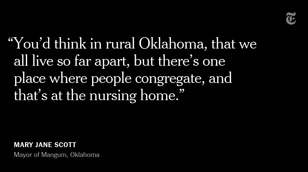 The New York Times on Twitter "In Mangum, Oklahoma, a town of 6,000, 3