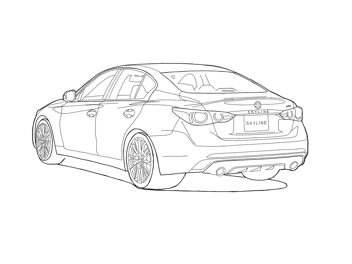 【50++】 スポーツカー ぬりえ ダウンロードおよび印刷可能なぬり絵