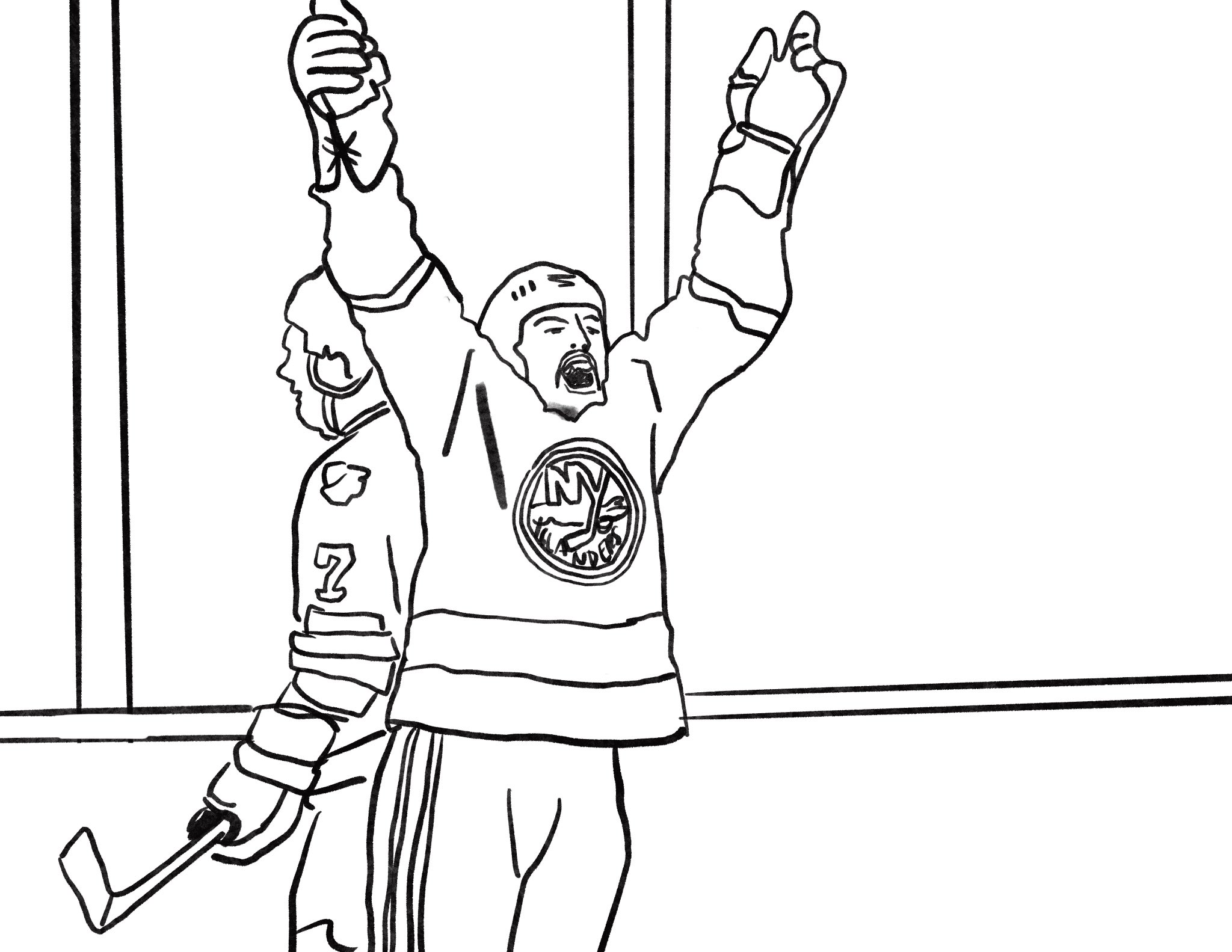 Nhl Coloring Pages Canucks Score