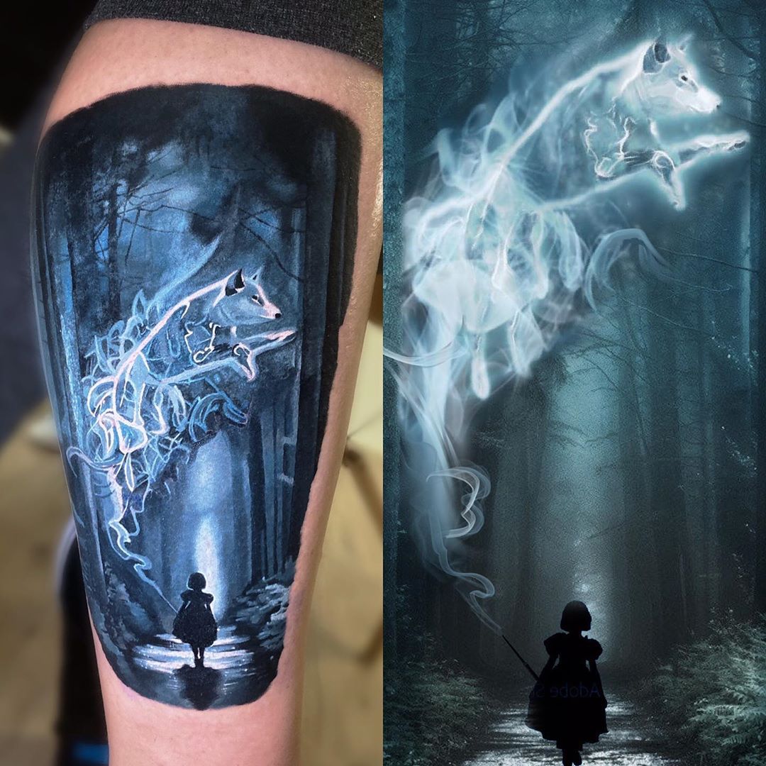 Tattoo Ideas On Twitter: "Magic In The Woods Https://T.co/Nps06I6Nvy Https://T.co/Mrh3Fw3Mf4" / Twitter 1080_x_1080_jpg
