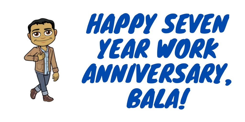 happy 7 year work anniversary Parliament Hill Ltd. On Twitter: "Happy 7 Year Work Anniversary To Bala, One Of Our Fab Colleagues Part Of The Ph Team In India! Https://T.co/71Rqw6Nzxl" / Twitter