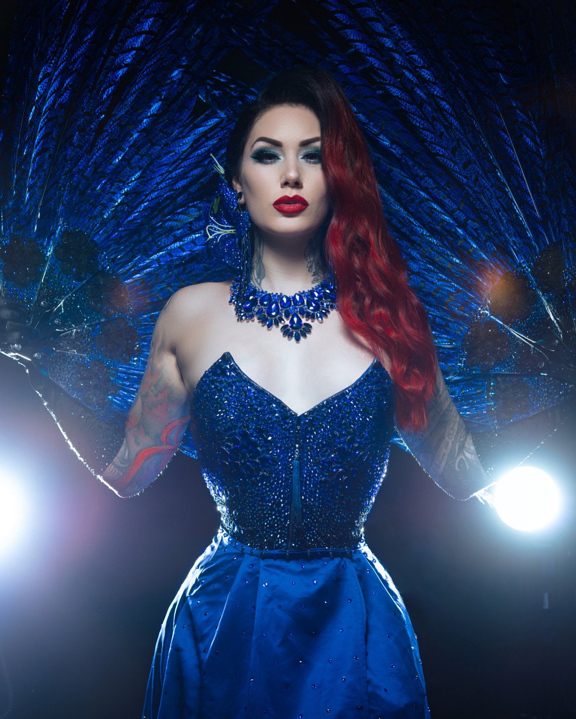 TW Pornstars - Cervena Fox. Twitter. Been working on my new staves for my Blue Burlesque Act. 9: