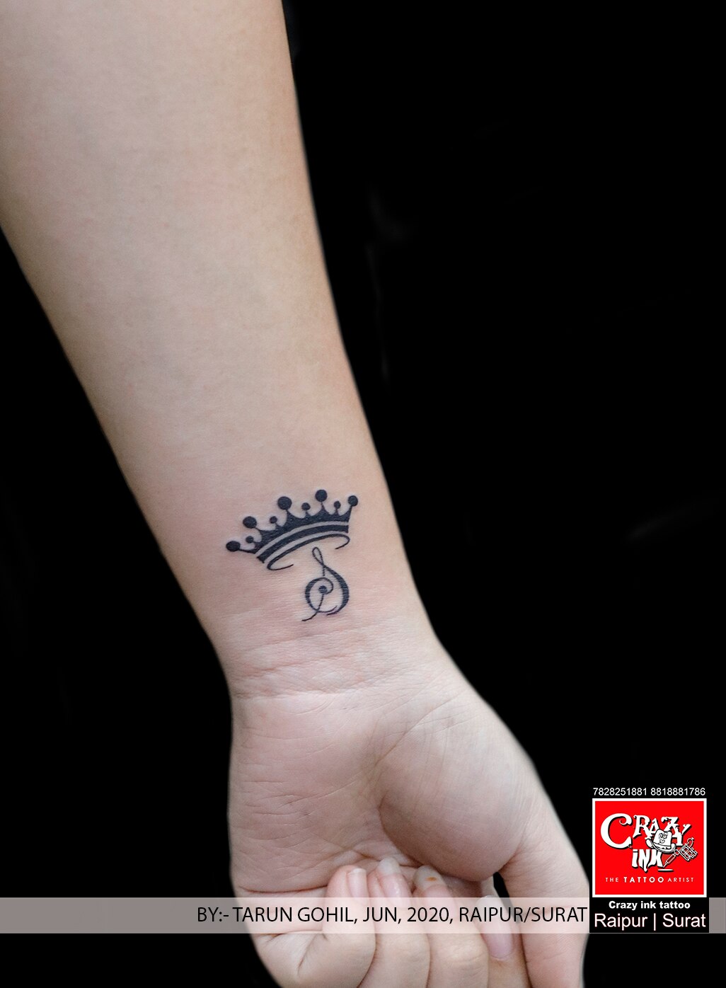 Crazy Ink Tattoo & Body Piercing 在Twitter 上:"Crown Tattoo Crown Tattoo Design For Girl On Wrist By Tatt..for More Info Visit...https://T.co/Egiwaiet45 Https://T.co/N1Iexhbtdy" / Twitter 1396_x_1026_jpg