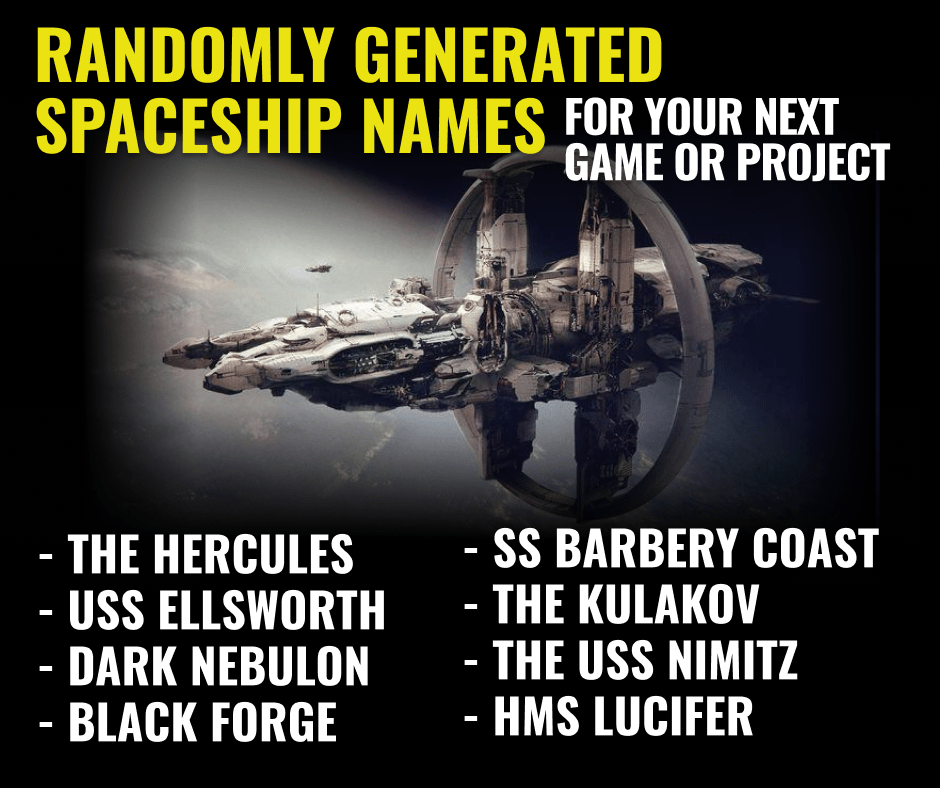無料ダウンロード spaceship names generator 111480Ship names generator warhammer 40k Gambarturahbgj